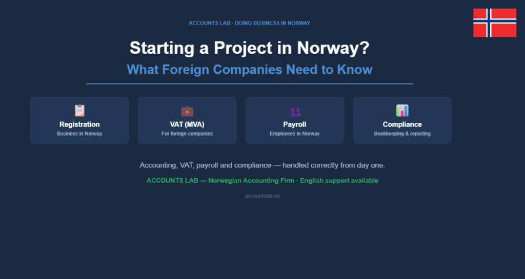 Starting a project in Norway — accounting and compliance guide for foreign companies — Accounts Lab